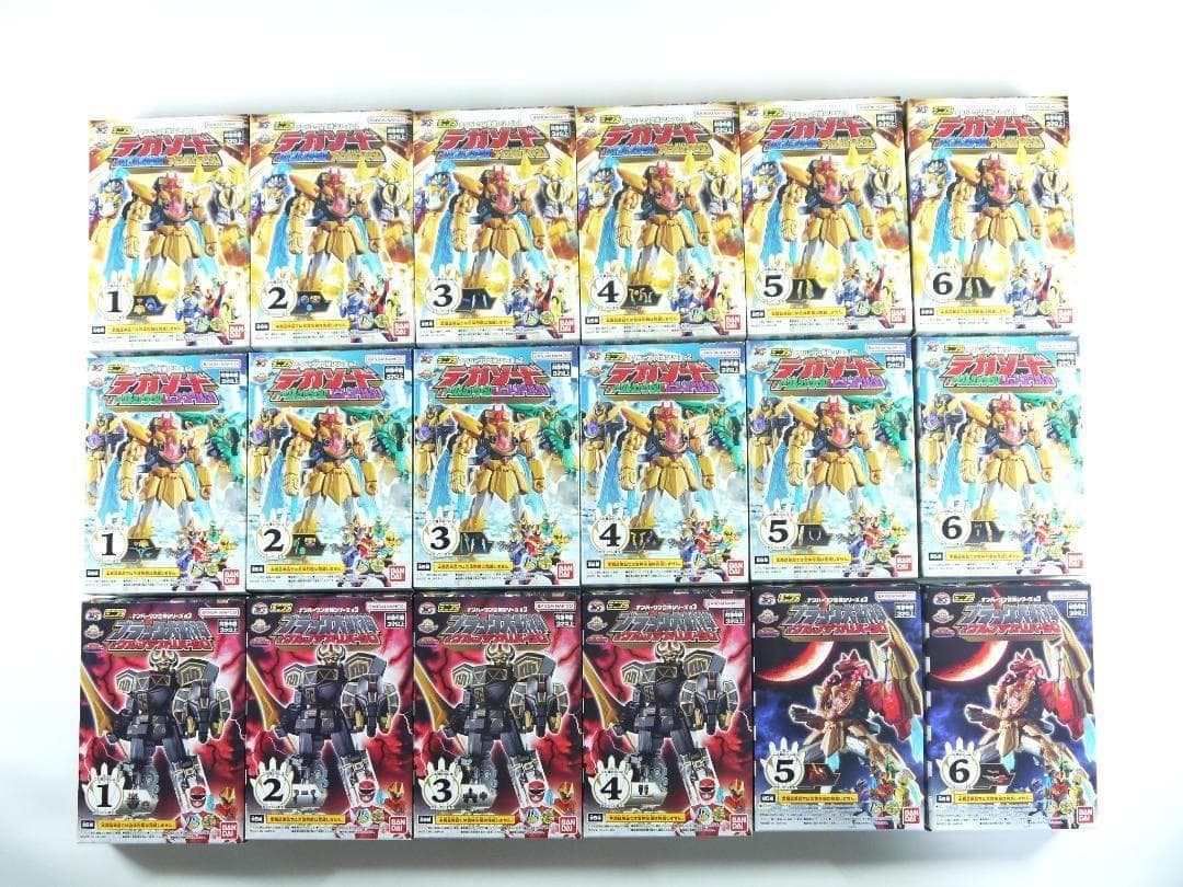 ミニプラ ゴジュウジャー 01 02 03 テガソード ブラック大獣神 計18種