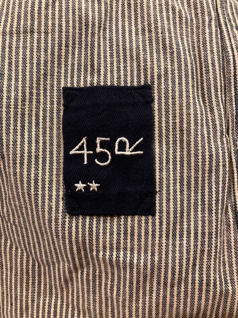 美品✨45R ゴマデニムのギャザーキュロットスカート