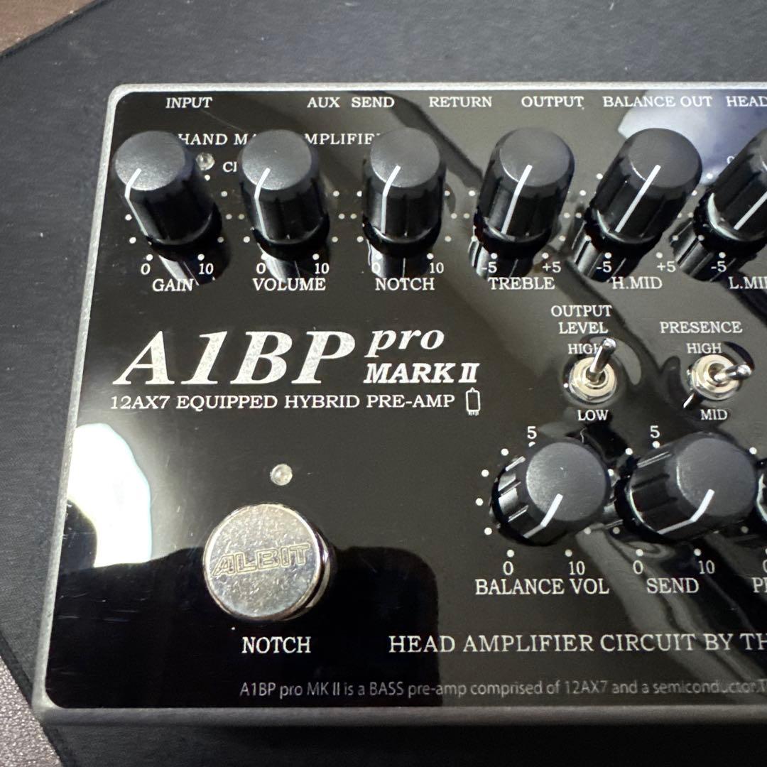 ALBIT A1BP pro MARK II ベースプリアンプ