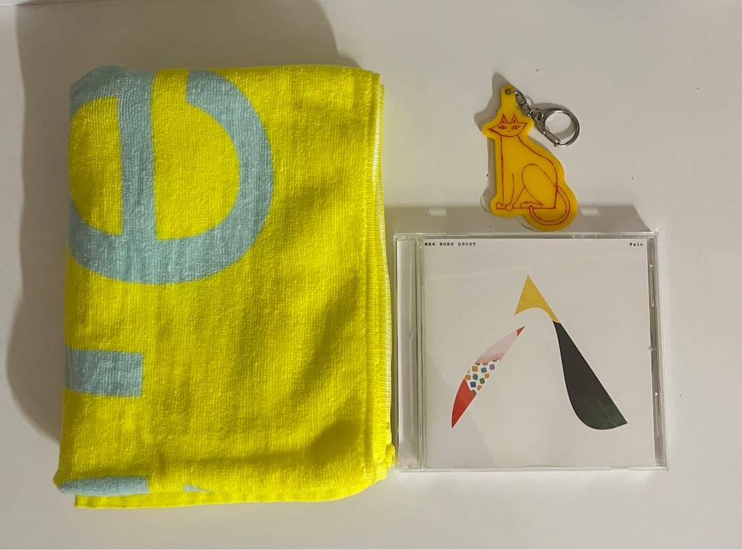 Teleフェイスタオル、廃盤CD、キーホルダーセット