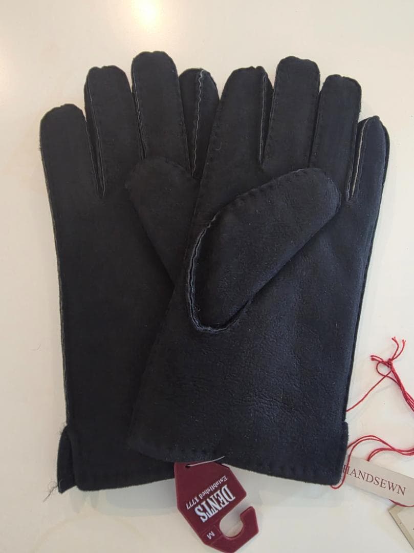 ラムスキン 手袋 グローブ デンツ DENTS ウール 羊 ムートン スエード調