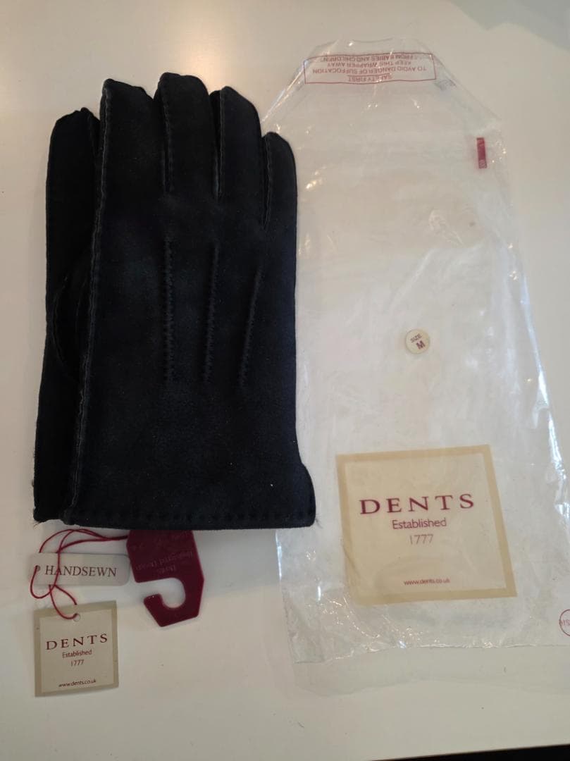 ラムスキン 手袋 グローブ デンツ DENTS ウール 羊 ムートン スエード調