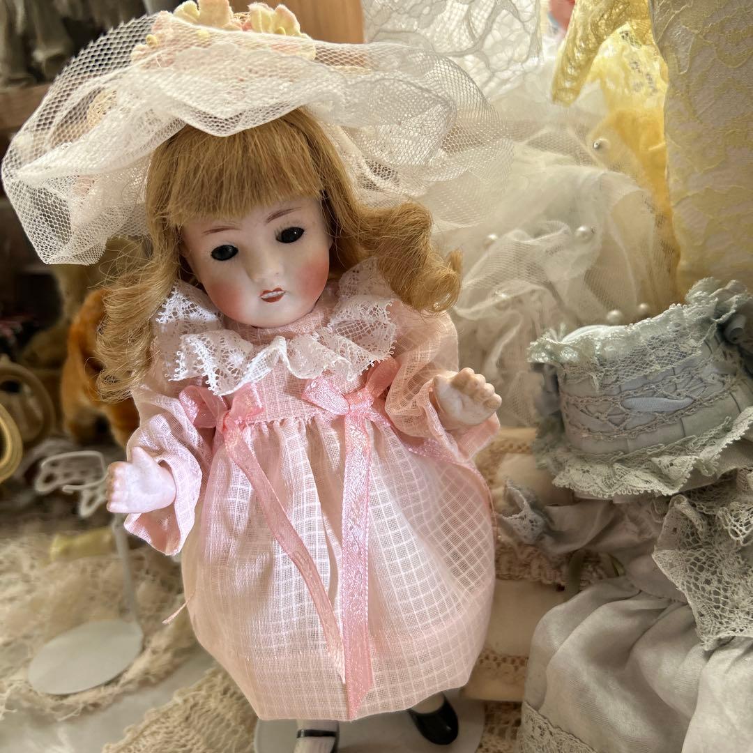 アンティークオールビスクドール 18センチ