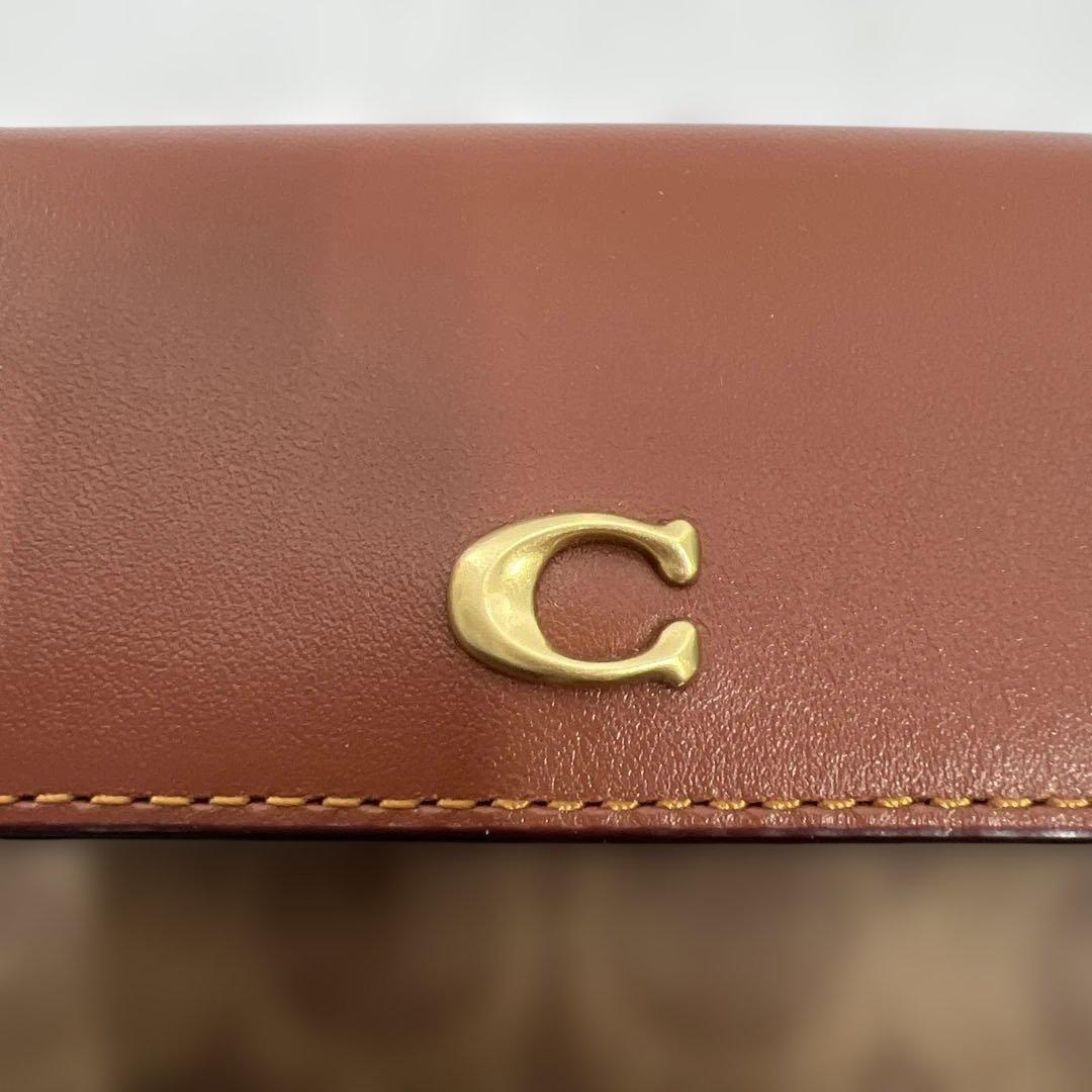 coach コーチ　未使用　折財布　シグネチャー　財布　ケース　カード