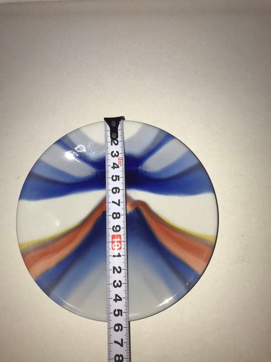 九谷焼 柳雨軒 4代目 徳田八十吉 『太古の冨士』飾り皿 T60