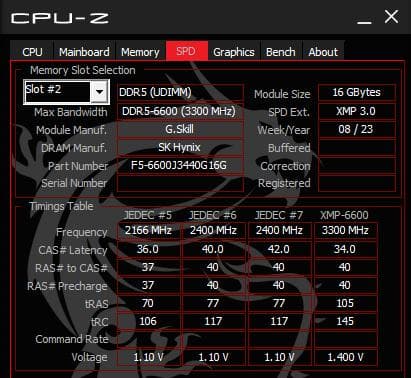 動作確認済 G.Skill Trident Z5 6600mhz C34 32G