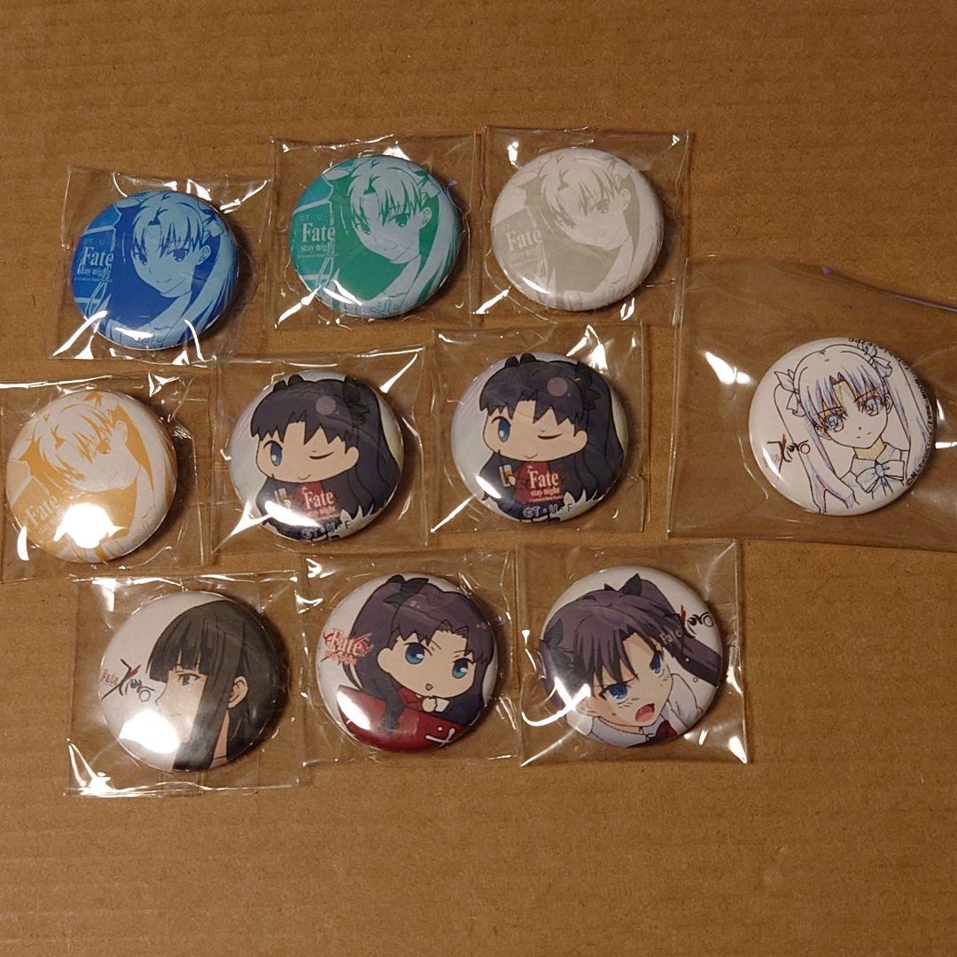 Fate ufotable cafe AJ 缶バッジ 遠坂凛 遠坂葵 セット