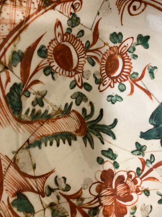 明時代五彩お皿