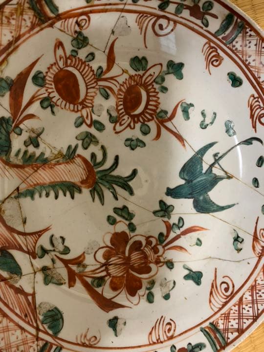 明時代五彩お皿