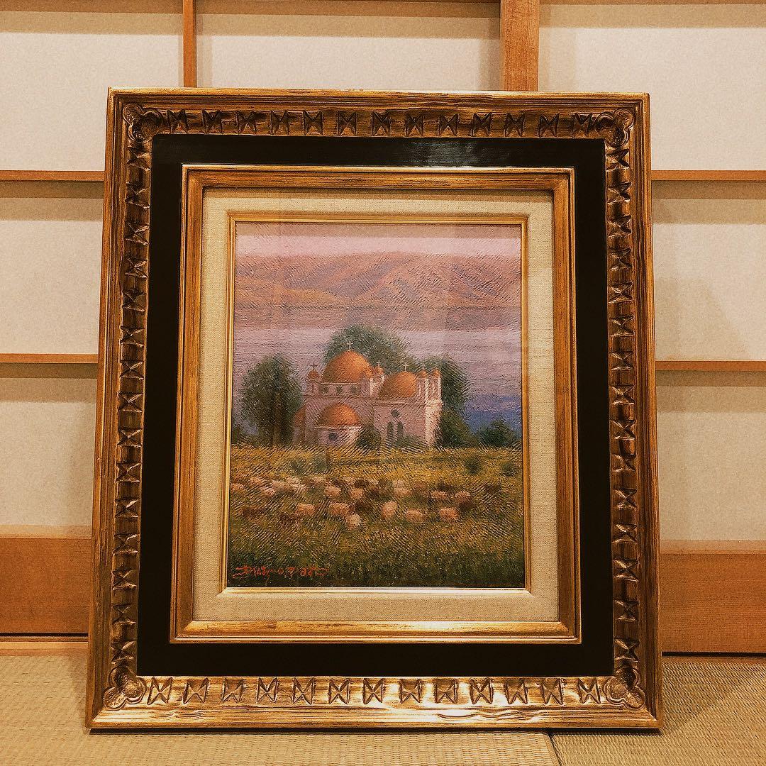 松尾洋明 『ガリラヤの春』 油彩