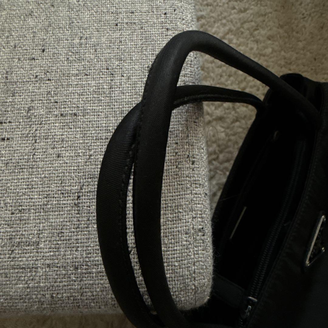 PRADA プラダ 三角ロゴプレート　トートバッグ