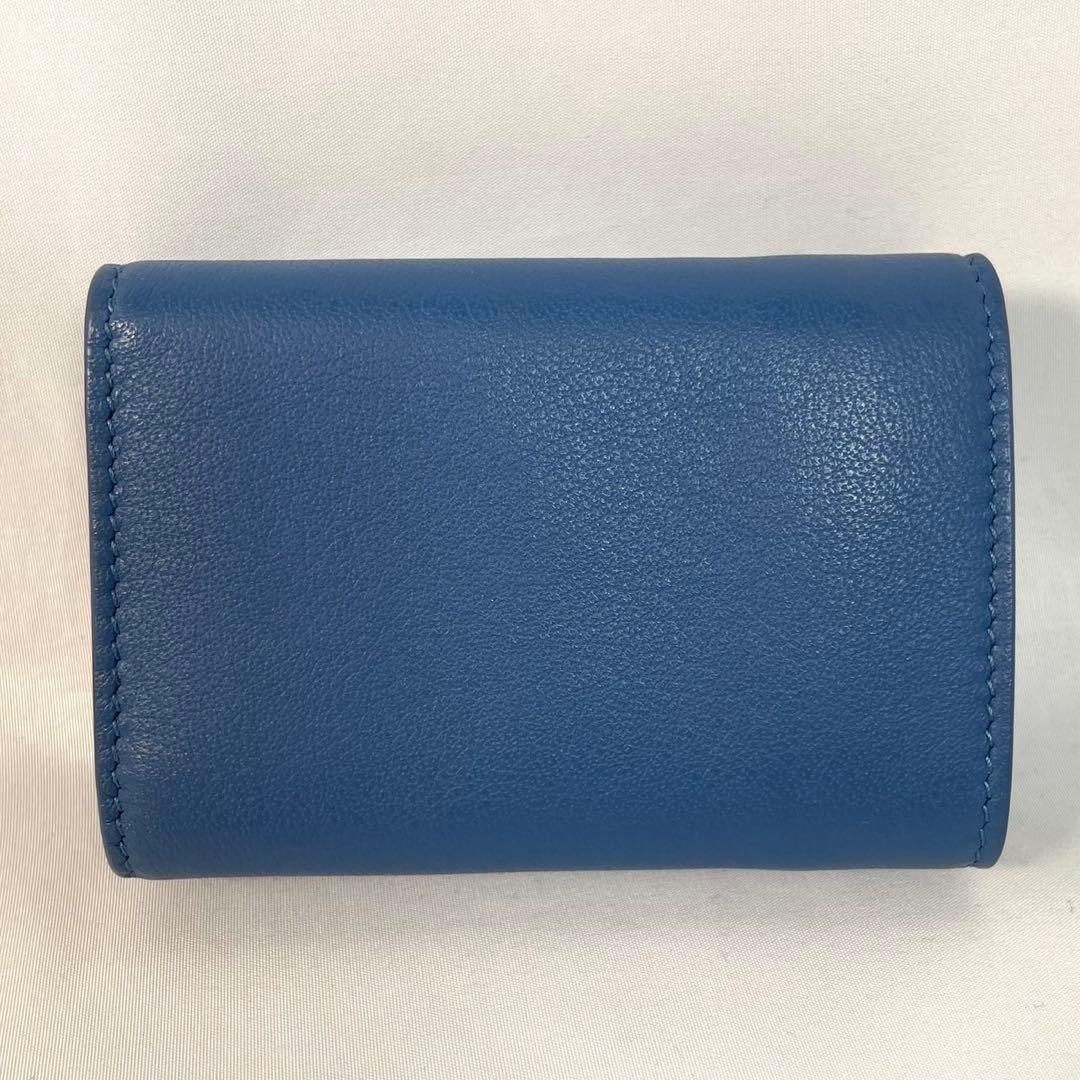 美品 BALENCIAGA バレンシアガ 三つ折り財布 レザー 保存袋付き