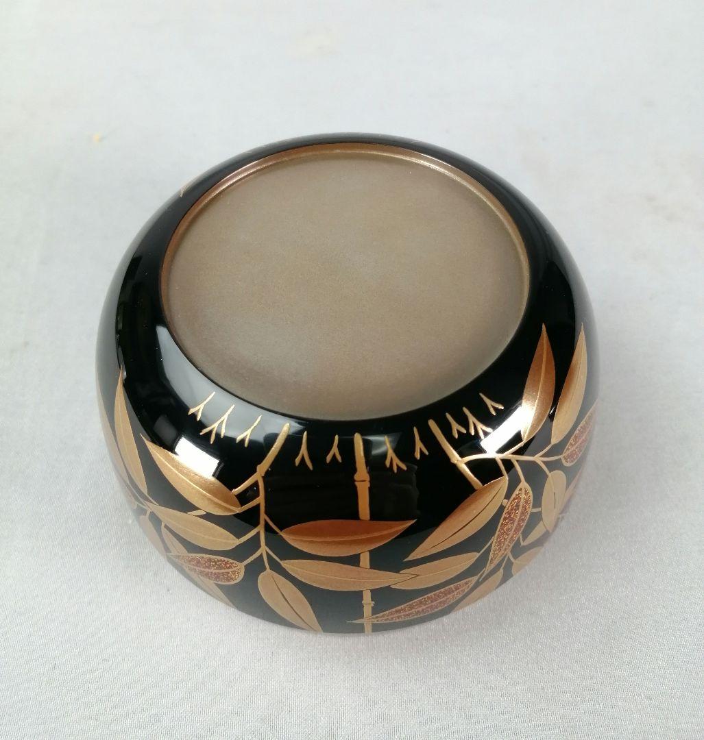 【茶事具】村田宗覚造　惺斎好写し笹蒔絵棗　漆器　棗295