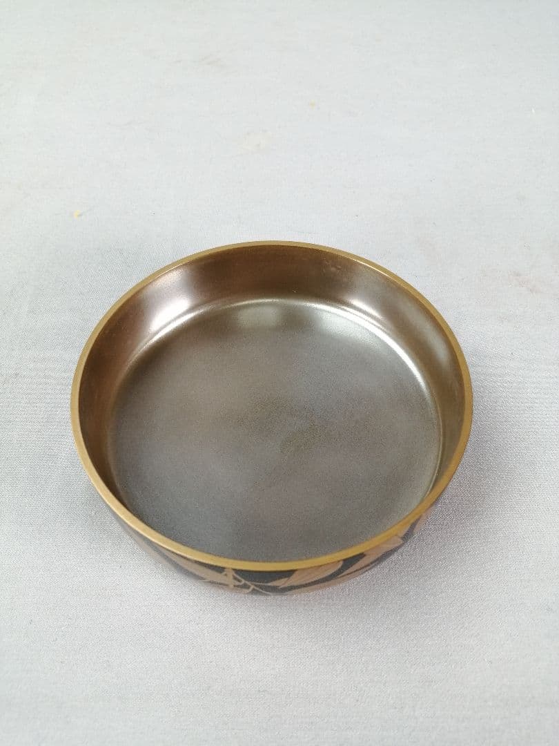 【茶事具】村田宗覚造　惺斎好写し笹蒔絵棗　漆器　棗295