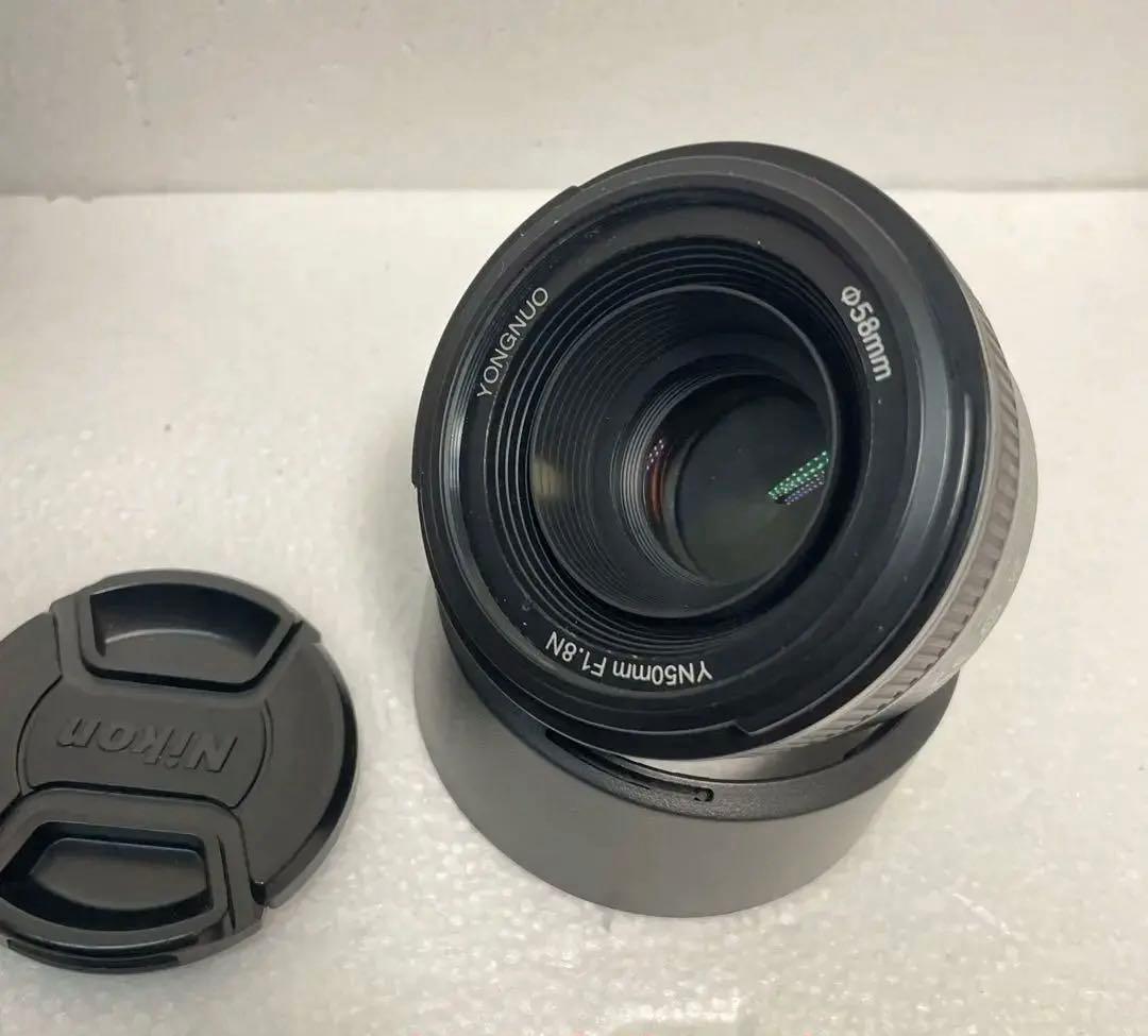 YONGNUO 50mm F1.8 単焦点レンズ Nikon用 #0199
