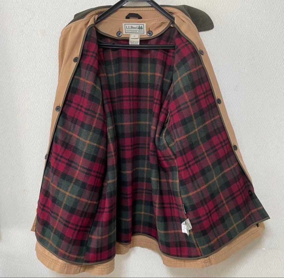 エルエルビーン ハンティング ジャケット ライナー チェック コーデュロイ XL