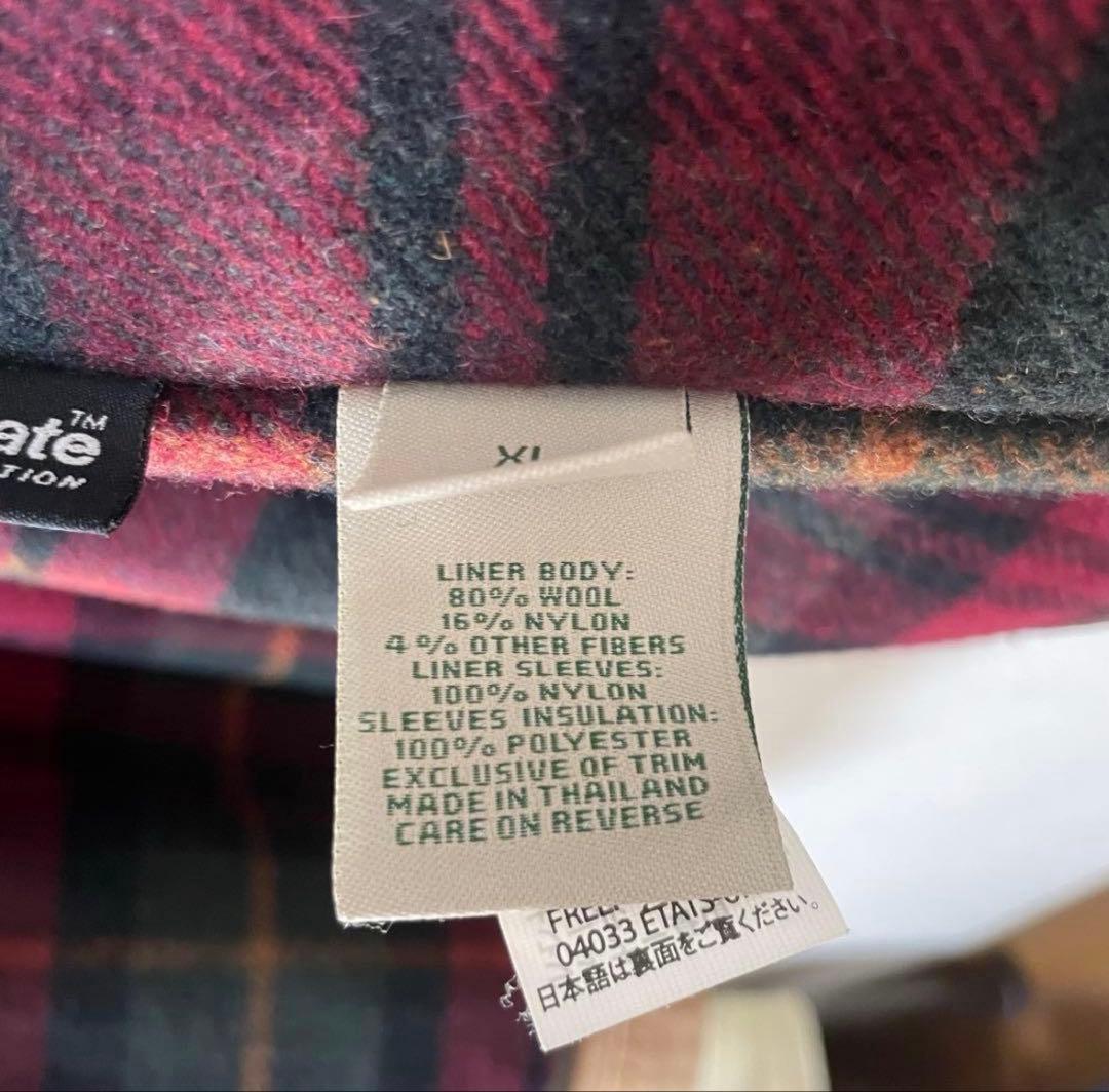 エルエルビーン ハンティング ジャケット ライナー チェック コーデュロイ XL