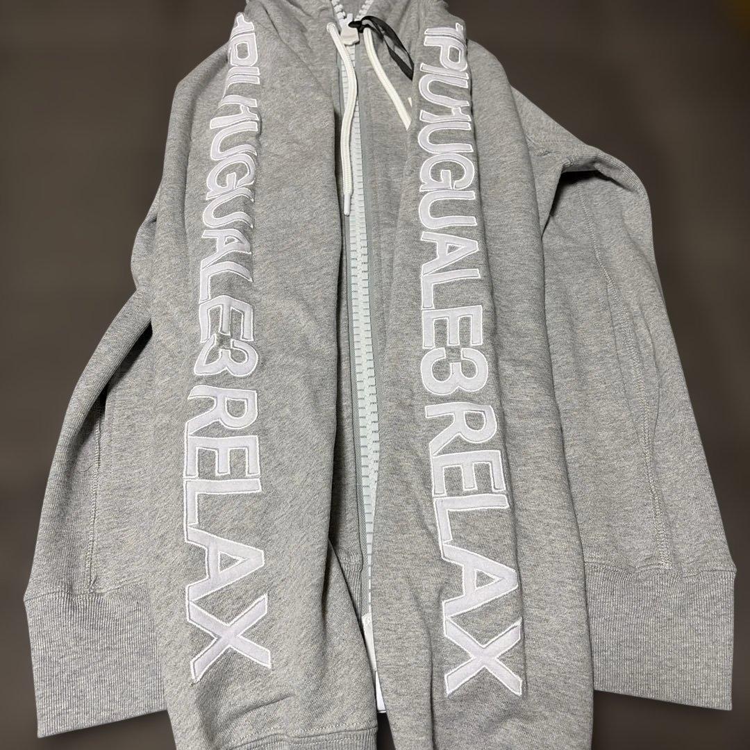 1PIU1UGUAALE3 RELAX スエットパーカーサイズXL カラーグレイ