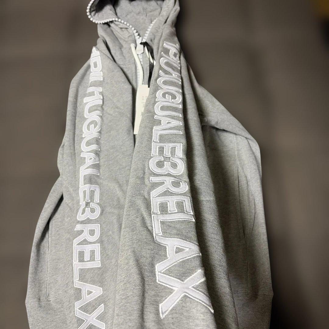 1PIU1UGUAALE3 RELAX スエットパーカーサイズXL カラーグレイ