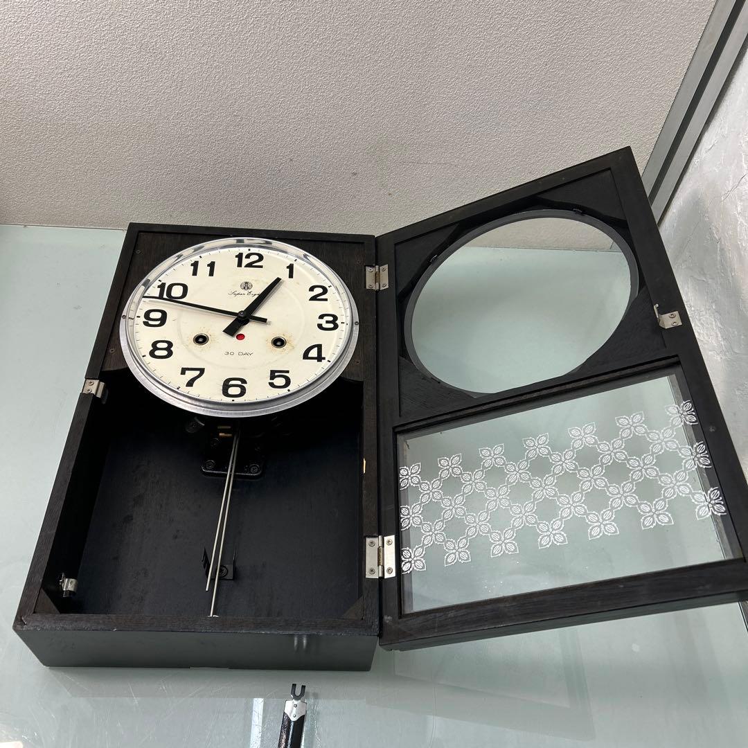 ☆昭和レトロ　愛知時計電機　スーパーエイト掛時計☆