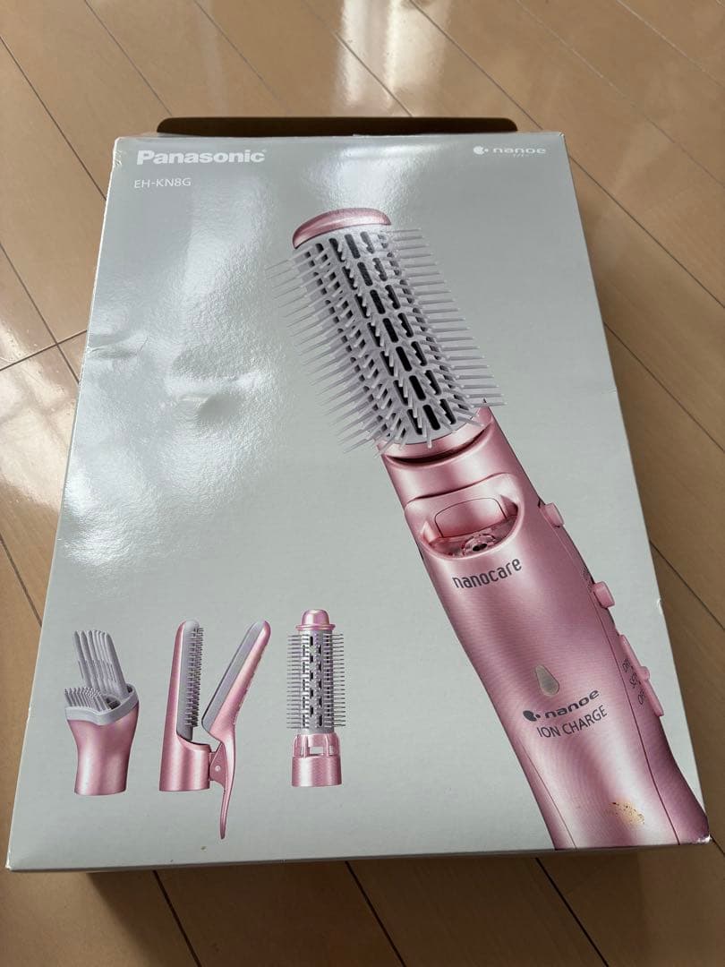 ゆ*様 美品　パナソニック くるくるドライヤー ナノケア EH-KN97 ピンク