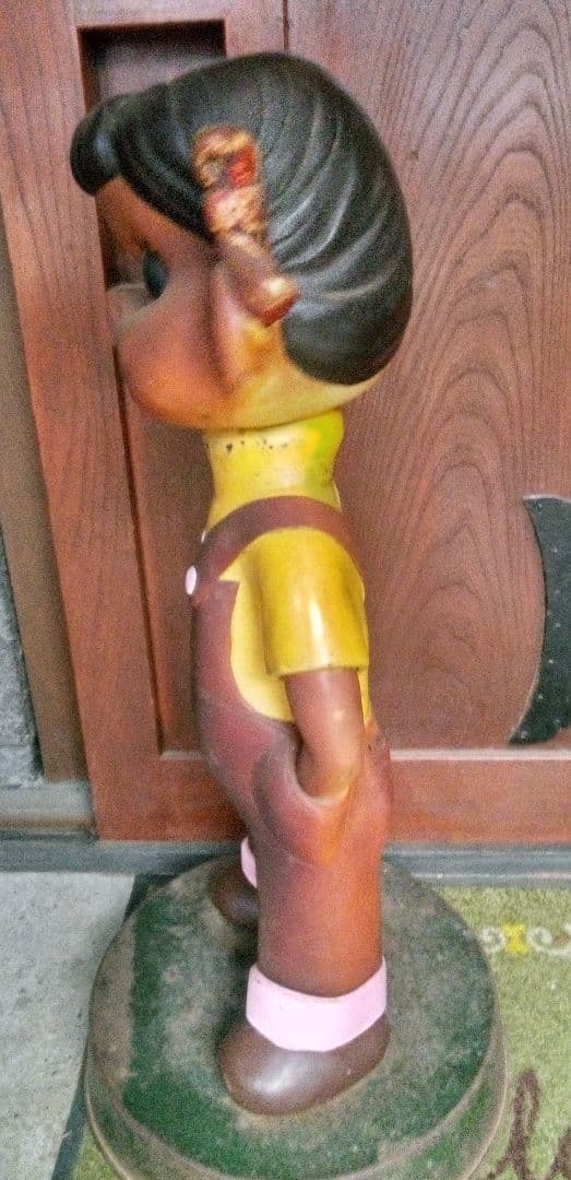 不二家 ペコちゃん 等身大　店頭前（86ｃｍ） 首振り人形