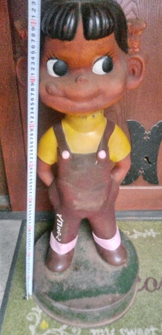 不二家 ペコちゃん 等身大　店頭前（86ｃｍ） 首振り人形