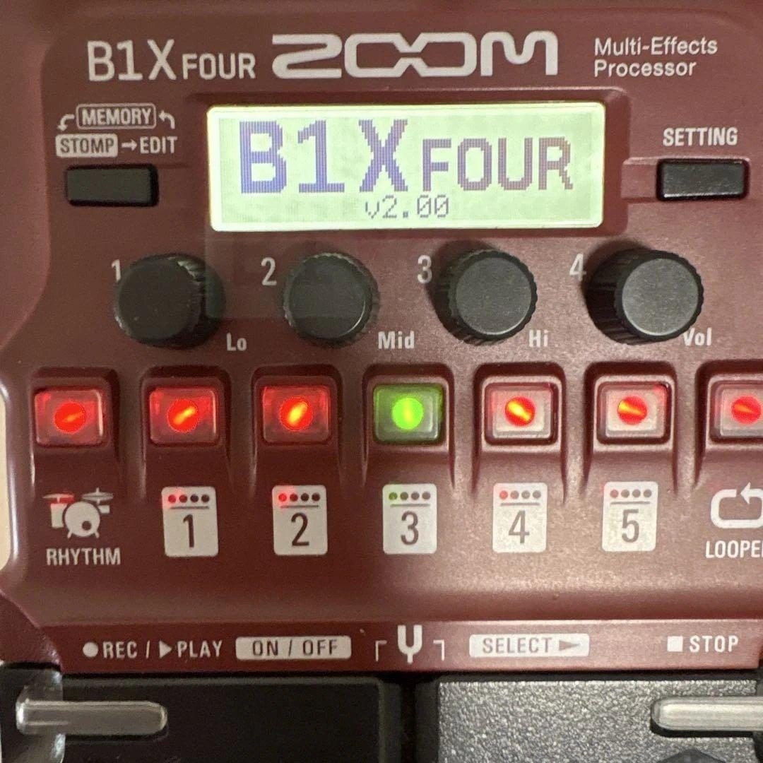 ZOOM B1X FOUR マルチエフェクター　ベース用
