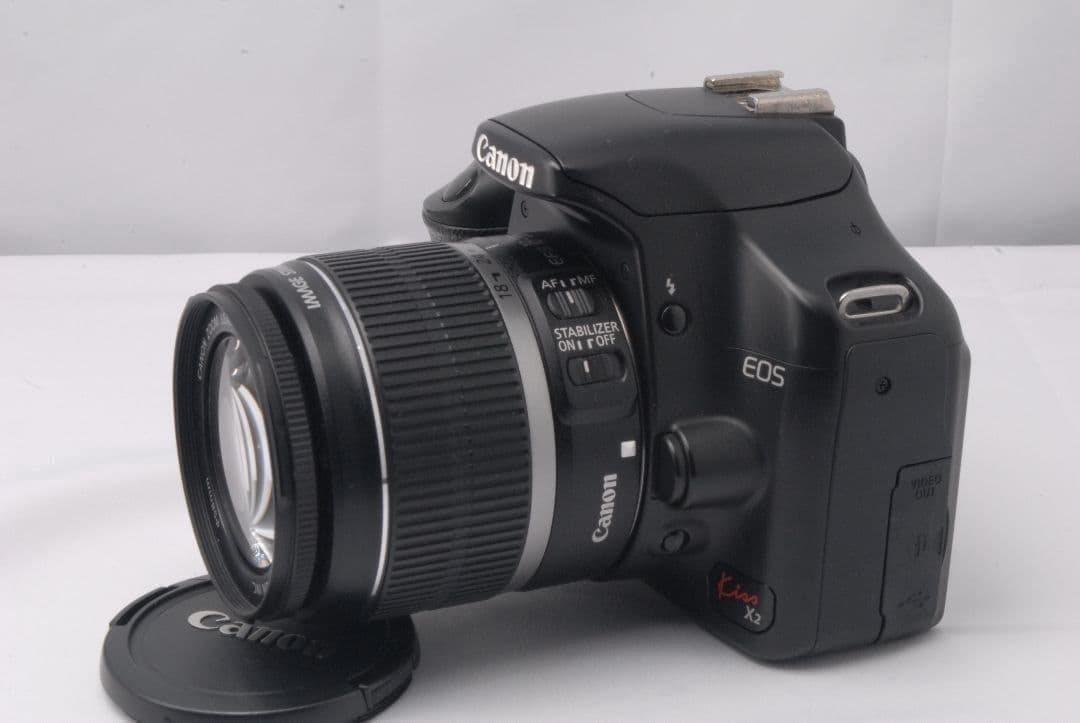 Canon Kiss X2★一眼レフカメラおまけ付き手ぶれ補正レンズ付★入門機★