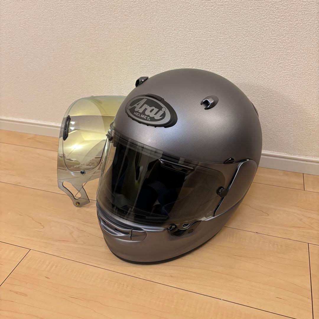 Arai アライ ASTRO-GX プラチナグレー Mサイズ