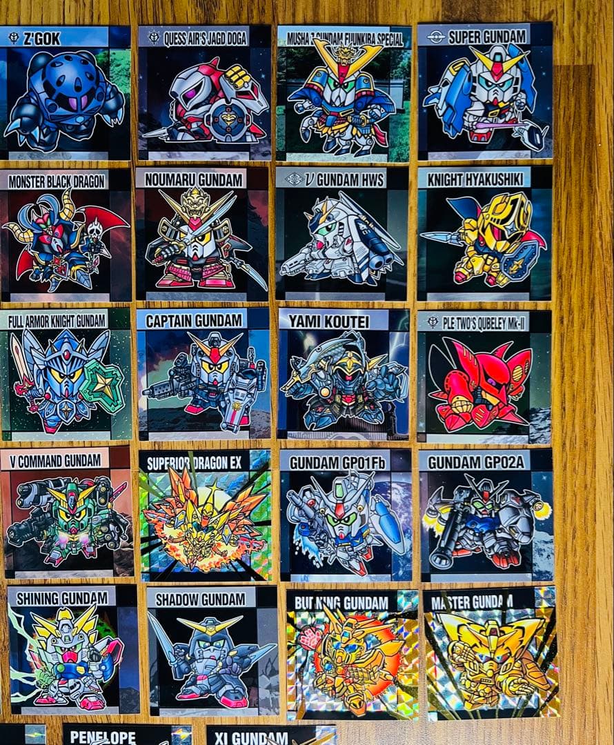 最新弾 元祖SDガンダム スナック 2弾 メタリックシール 全33種フルコンプ