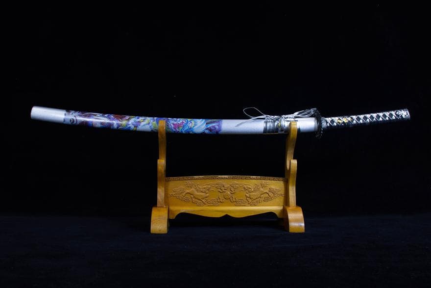 斬龍武士刀-高性能マンガン鋼 日本刀 模造刀 居合刀