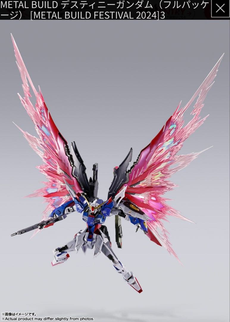 メタルビルド デスティニーガンダム（フルパッケージ） L BUILD