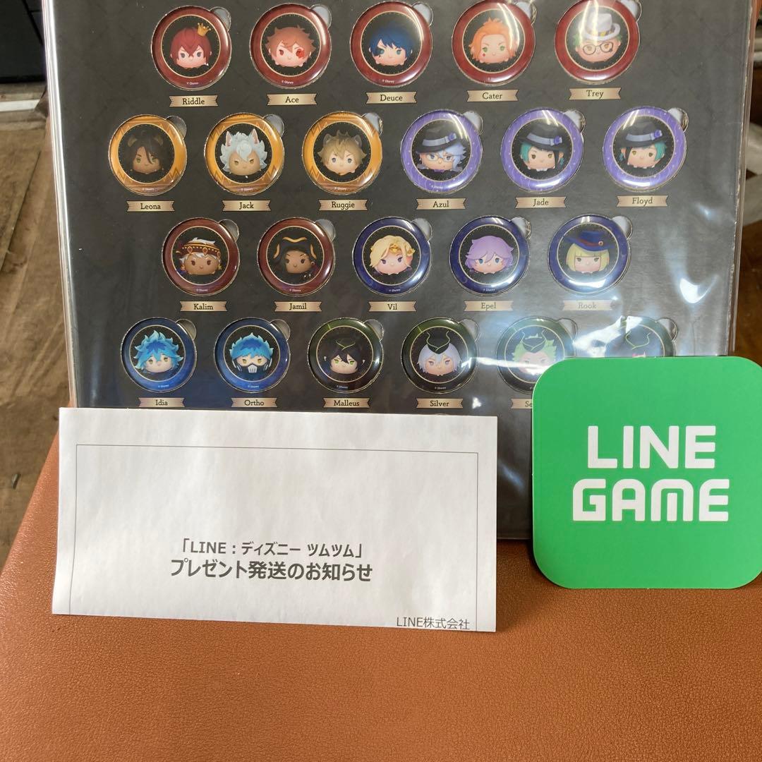 ディズニー ツイステッドワンダーランド 限定缶バッジセット　当選品