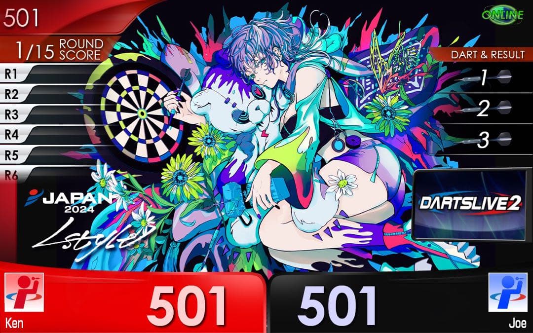 エルスタイル　枚数限定　ダーツカード