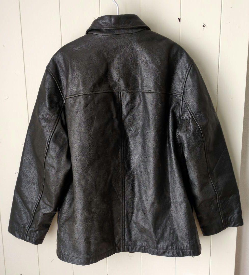 ジェイクルー J.Crew レザー ブルゾンタイプ メンズ L ブラック