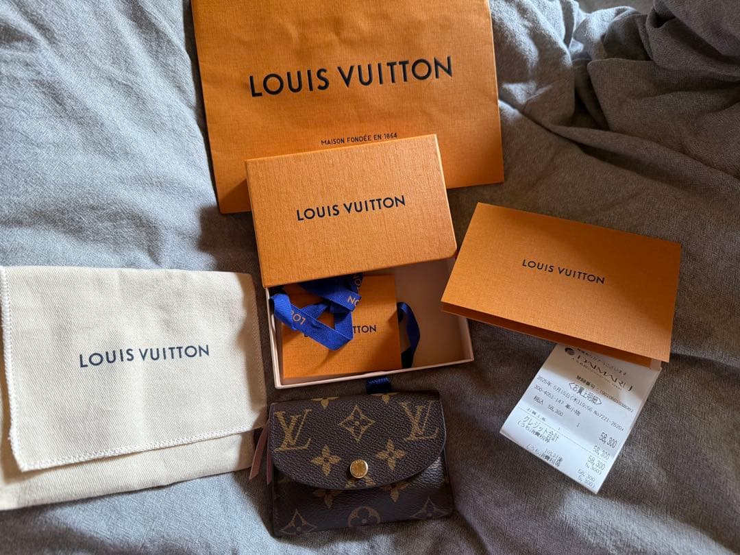 ルイヴィトン　ポルトモネロザリ　ローズバレリーナ