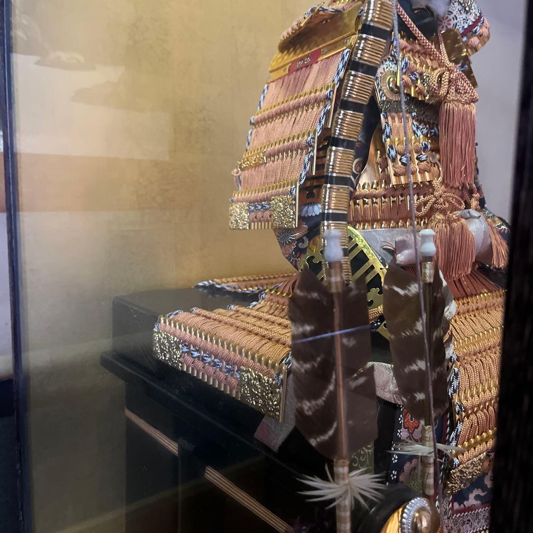 古代武士人形 精巧な鎧付き