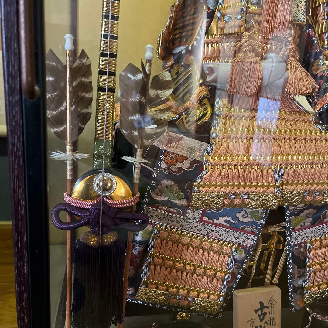 古代武士人形 精巧な鎧付き