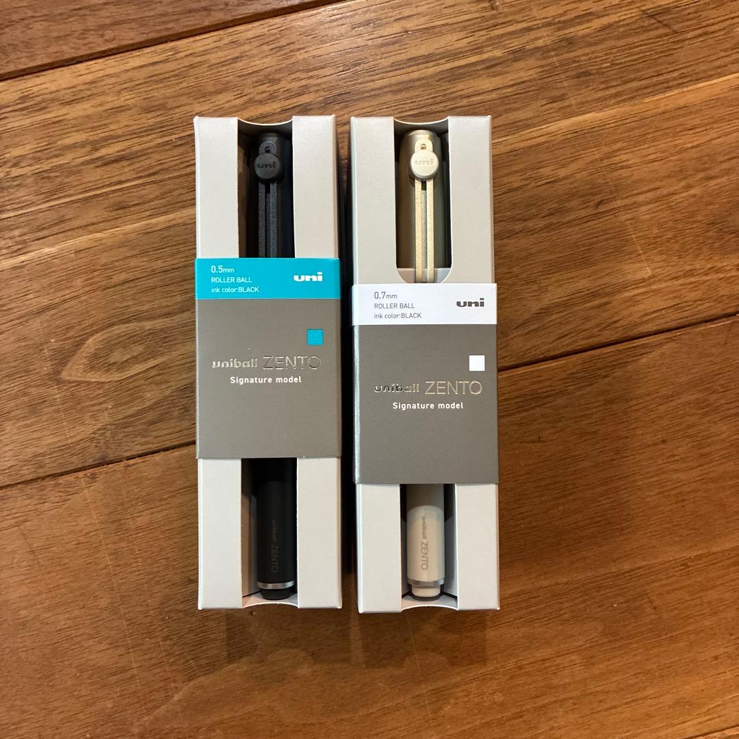 【新品】uniball ZENTO ユニボールゼント シグ二チャーモデル　2本