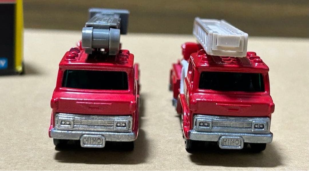 トミカ 日野 はしご消防車 特注品 2台セット