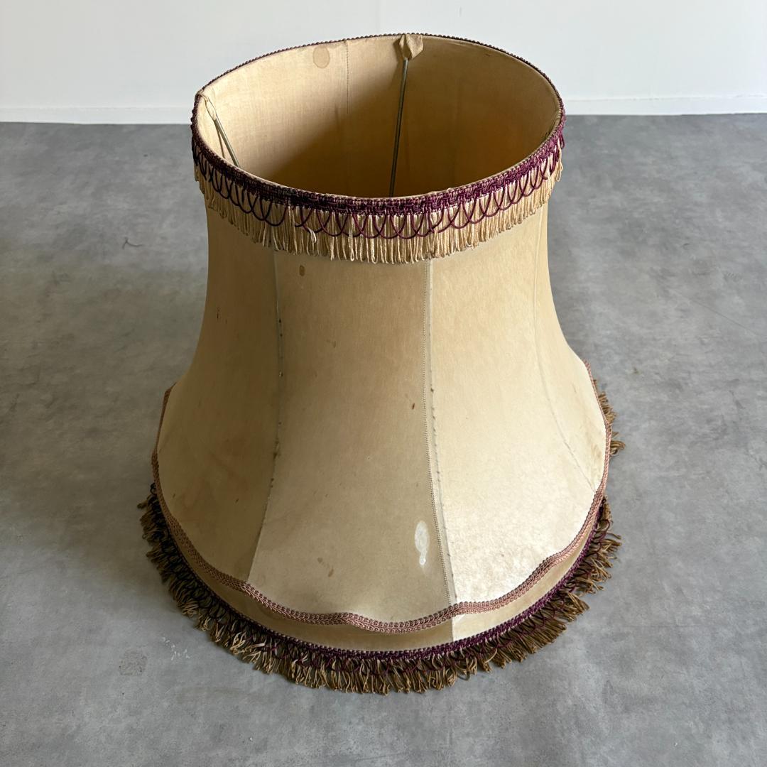 アンティーク 真鍮×セラミック スタンドライト