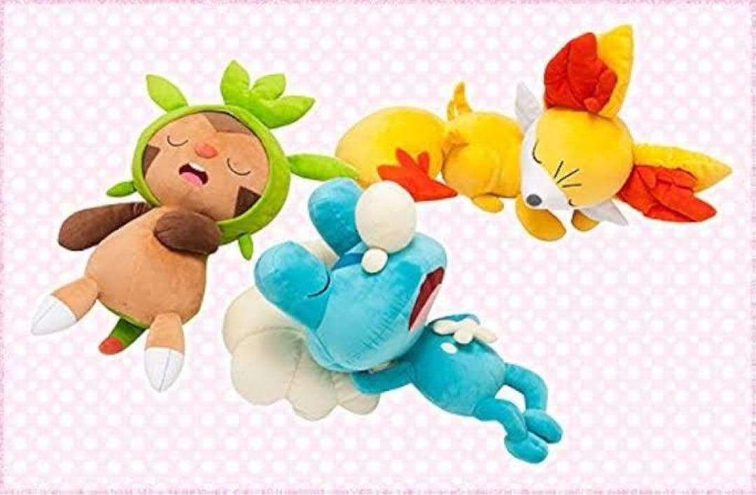 2015年 初夢ぬいぐるみ ハリマロン フォッコ ケロマツ ポケモンセンター