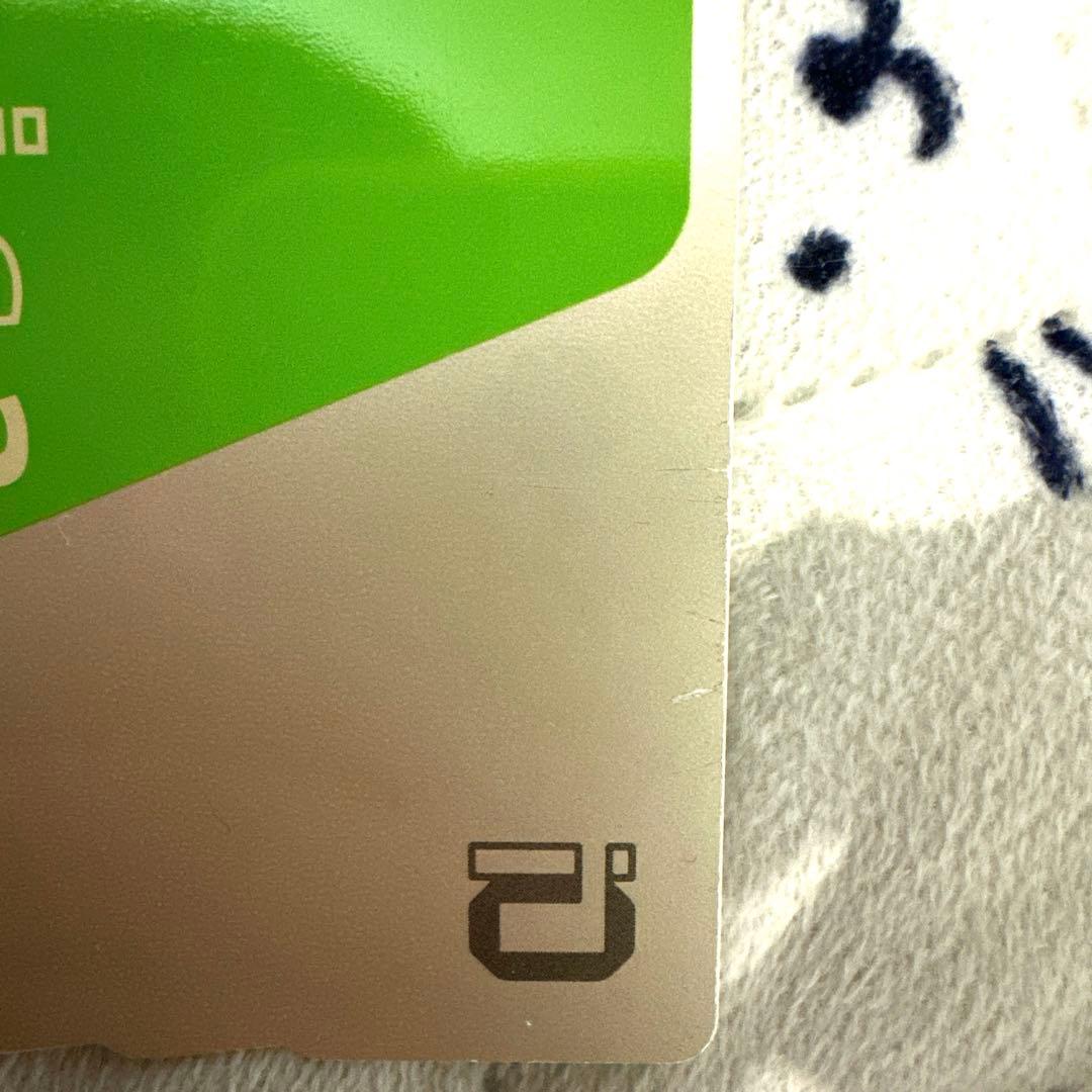 初期型Suica イオカード　無記名　ペンギンなし