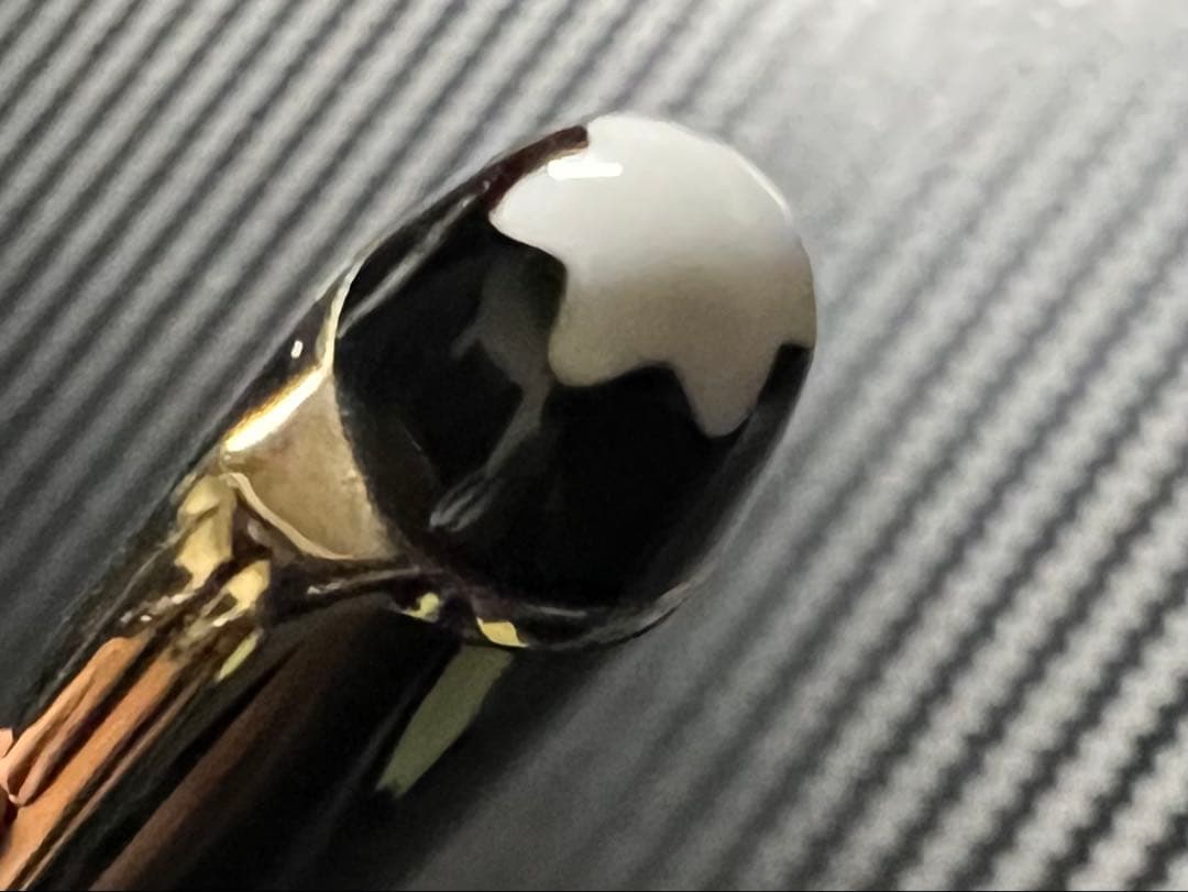 モンブラン 万年筆 未使用に近い 144 ブラック 全金 EF