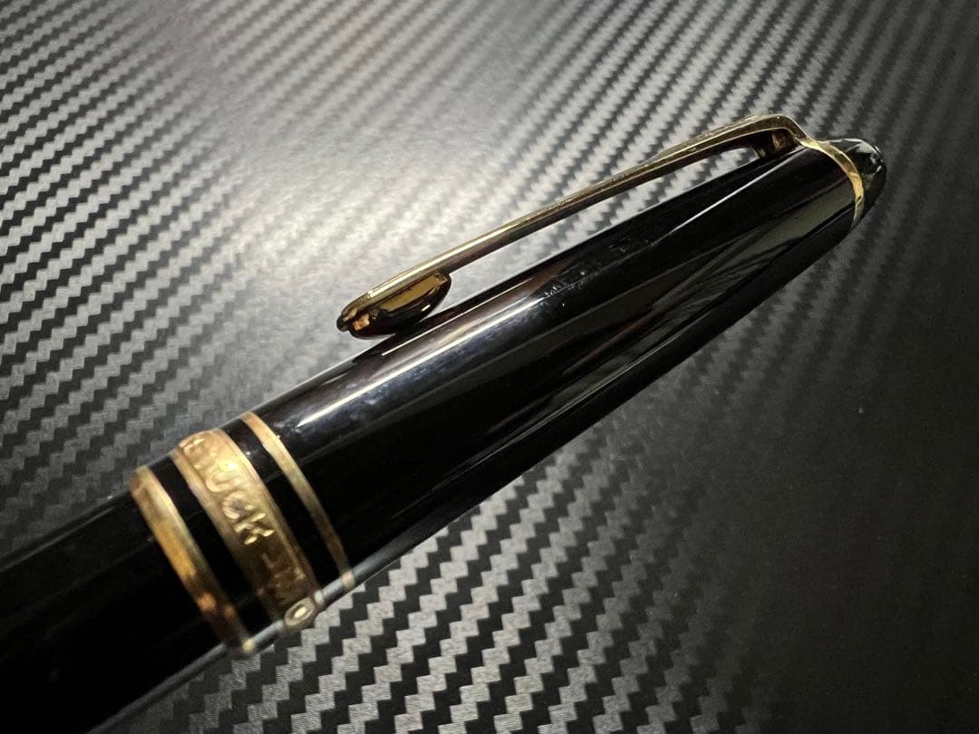 モンブラン 万年筆 未使用に近い 144 ブラック 全金 EF