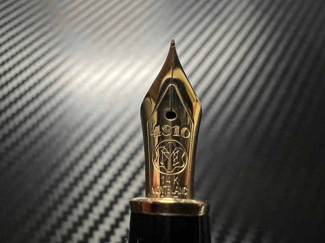 モンブラン 万年筆 未使用に近い 144 ブラック 全金 EF