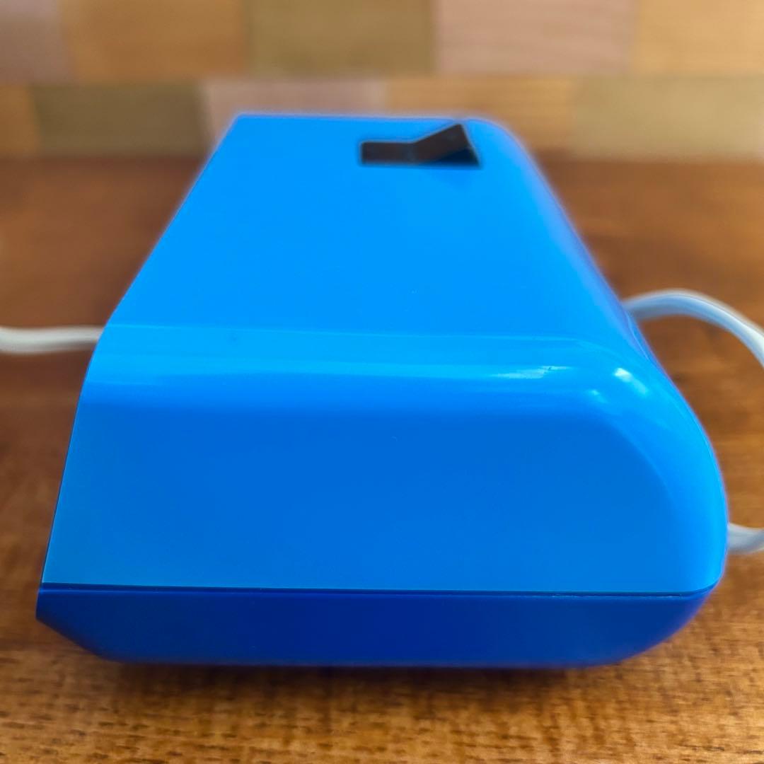 【ジャンク】シチズン　ハイリーフカーチス　パタパタ時計　ブルー　当時物