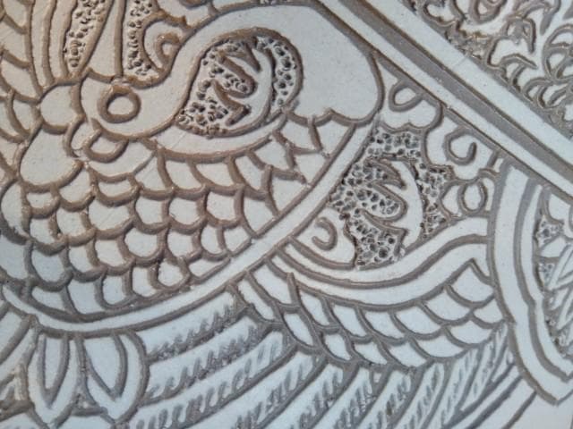 東炎窯　壷　54x20cm