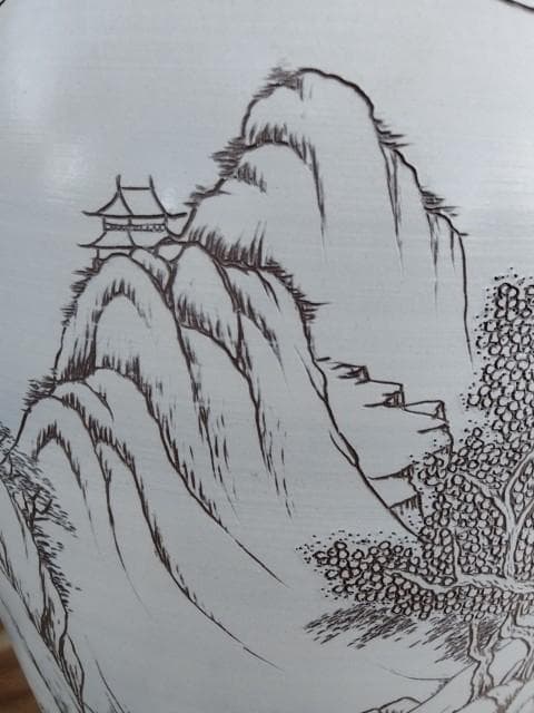 東炎窯　壷　54x20cm